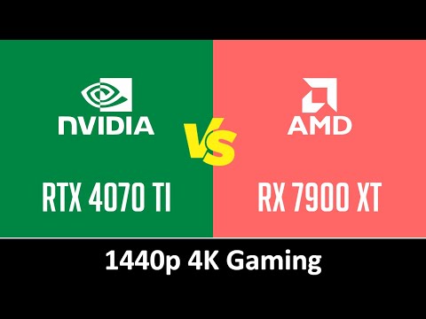 nVidia GeForce RTX 4070 Ti vs AMD Radeon RX 7900 XT - Gaming 1440p & 4K (Ryzen 7 5800X3D)