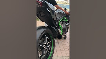 kawasaki ninja h2 vandemon exhaust#shorts#kawasaki