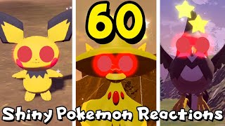 60 Shiny Pokemon Reactions in Legends Arceus