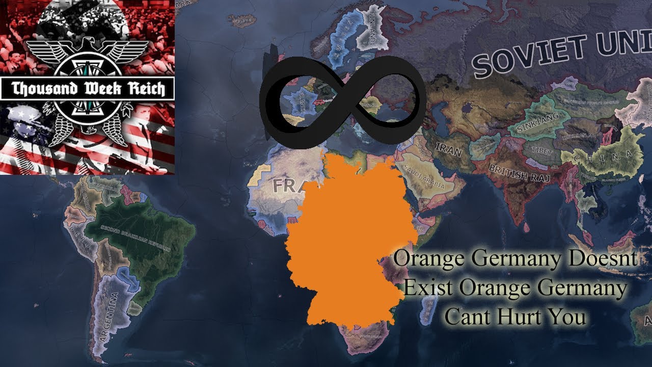 HEARTS OF IRON 4 TIME-LAPSE | THOUSAND WEEK REICH MOD| CAN GERMANY SURVIVE THIS GAUNTLET OF ENEMIES?