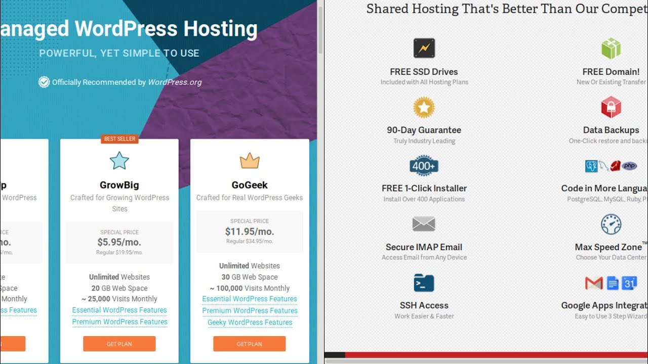 SITEGROUND VS INMOTION HOSTING ⚔ REVIEW 🤑 PROMO CODES - YouTube