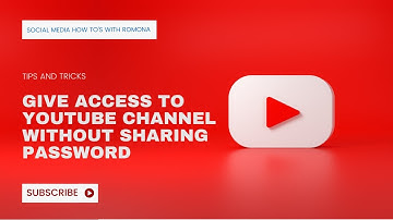 How to Give Access to YouTube Channel without Sharing Password | Setting YouTube Channel Permissions