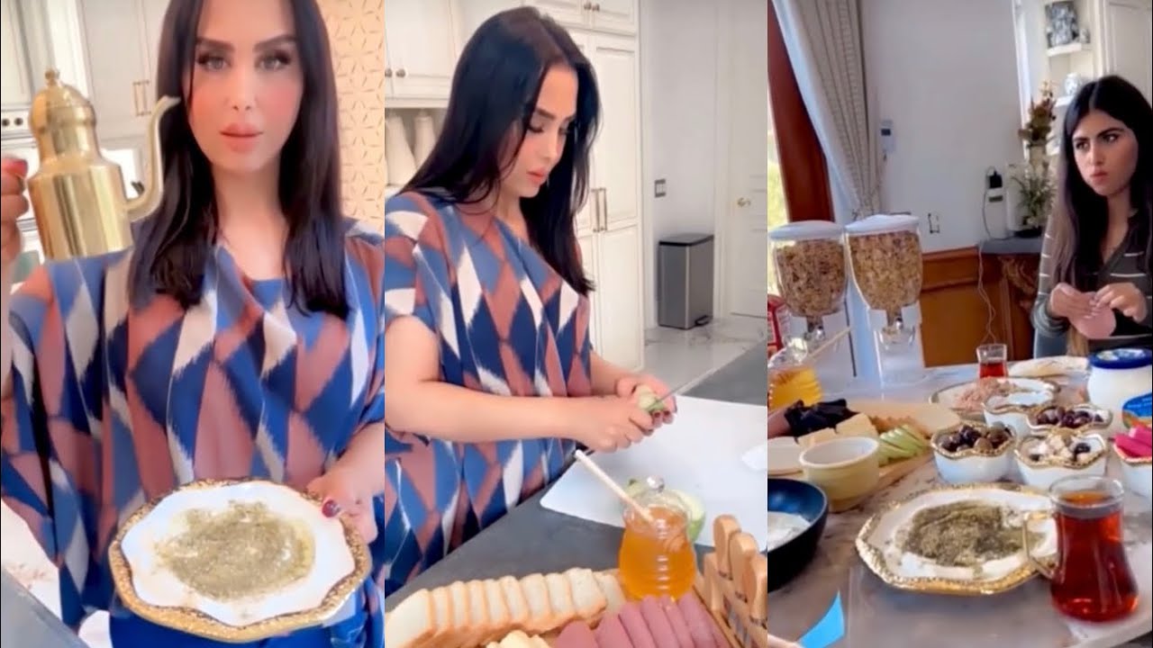 هند القحطاني بكامل الأنوثة😍حضرت فطور ملكي لولادي ايش رايكم فطباخي