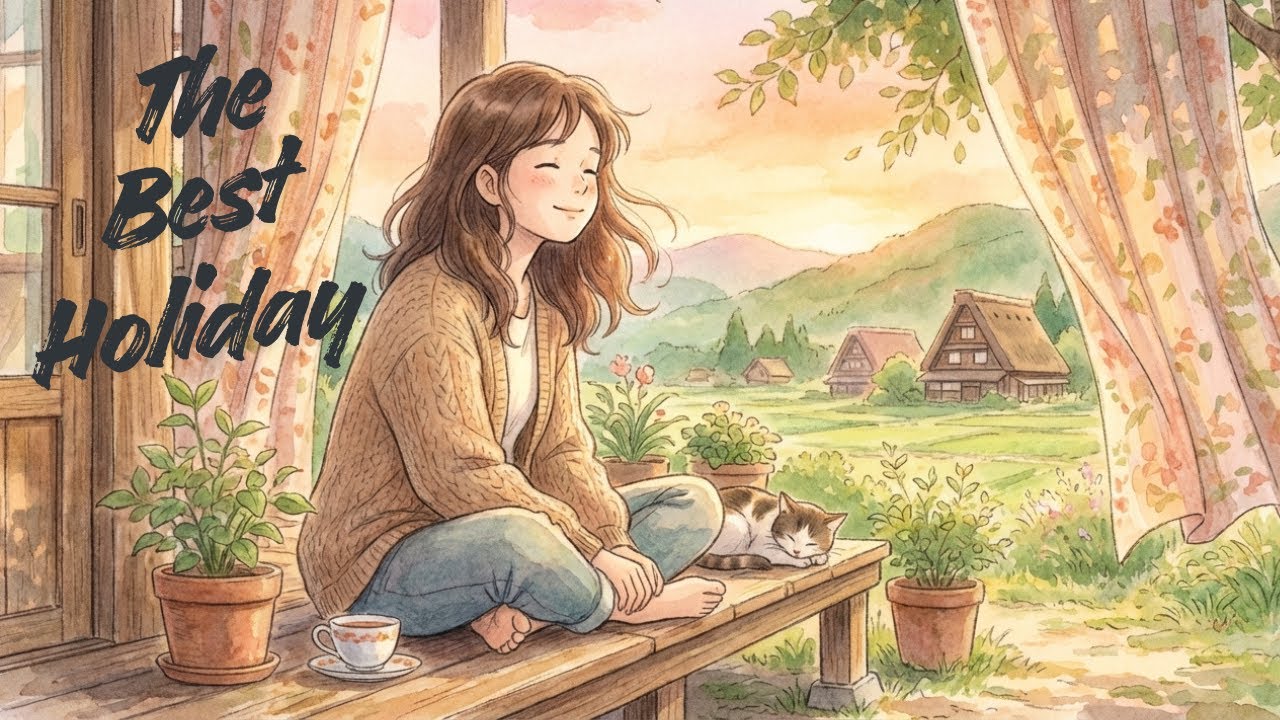 The Best Holiday | A Ghibli-Style Cozy ASMR Animation Video