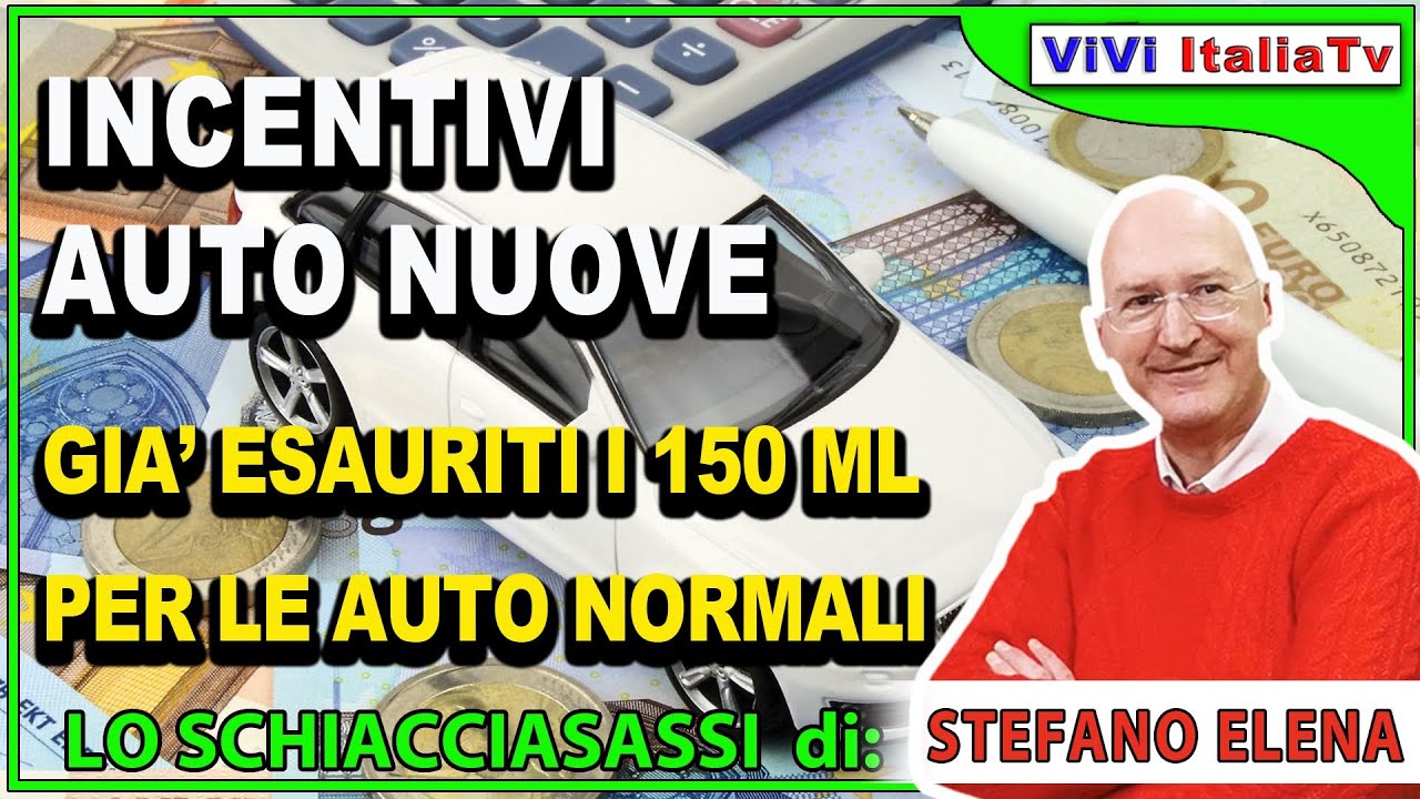 Incentivi auto: già esauriti i 150 milioni per l’auto termiche