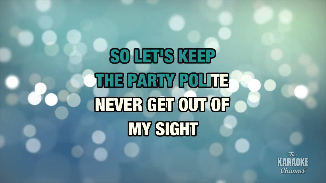 Luck Be A Lady in the Style of "Guys & Dolls (Broadway Version)" with