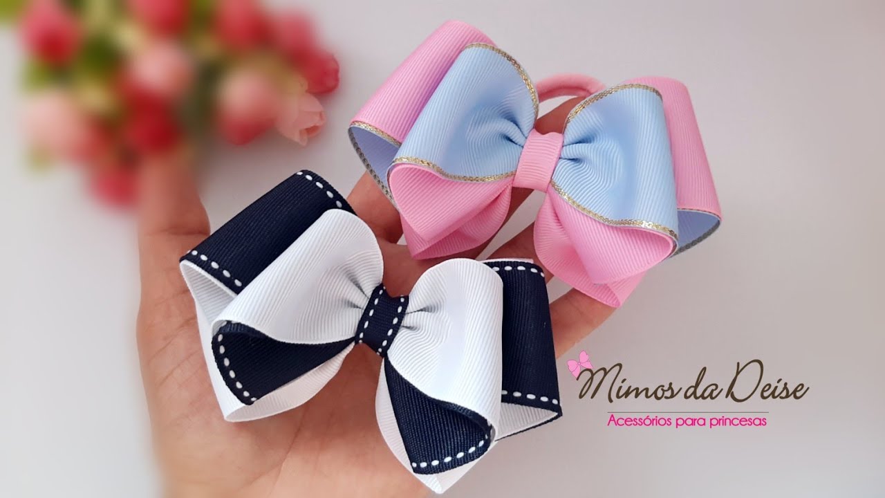 LAÇO ONDA 🎀 BEM FÁCIL PARA INICIANTE