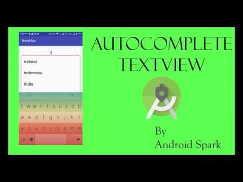 AutoCompleteTextView added with String Array in Android