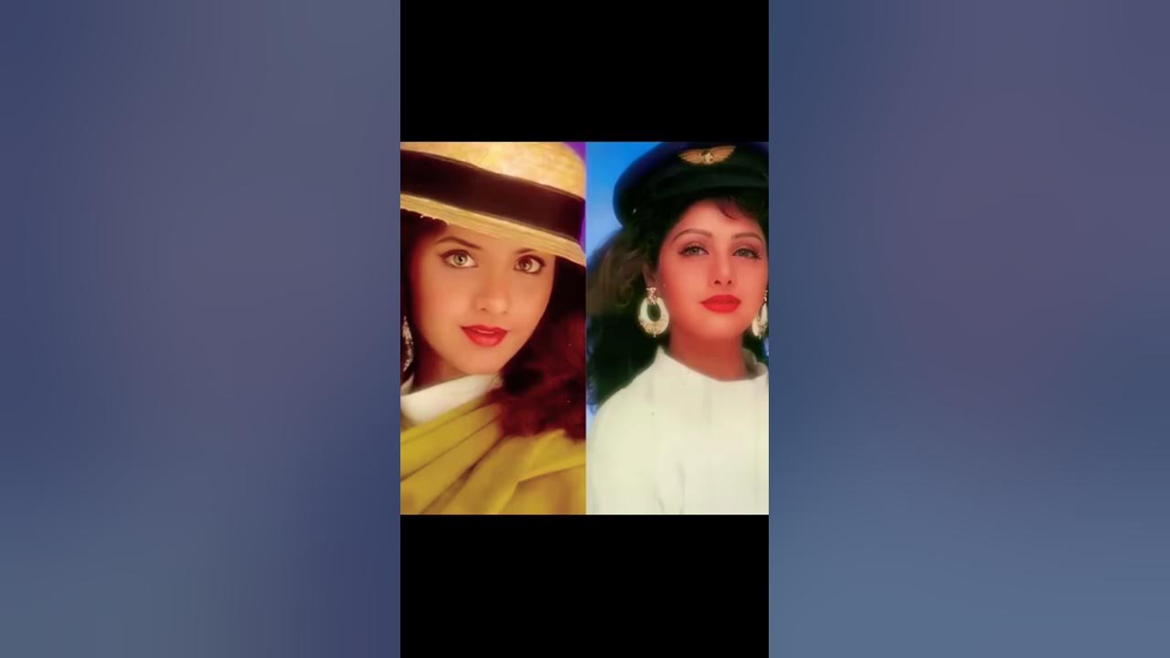 Sridevi Vs Divya Bharti ️👌🔥 Beautiful Actress Status Sridevi Divyabharti Viralshorts Shorts