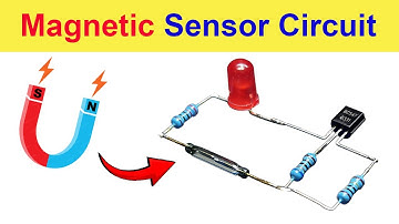 Hoe maak je een magnetisch sensorcircuit met BC547 | Reed-schakelaar | Reed-sensor