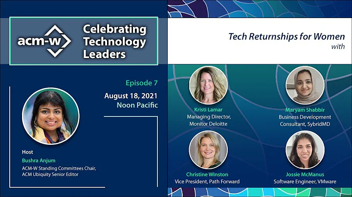 Celebrating Technology Leaders Episode 7: Tech Ret...