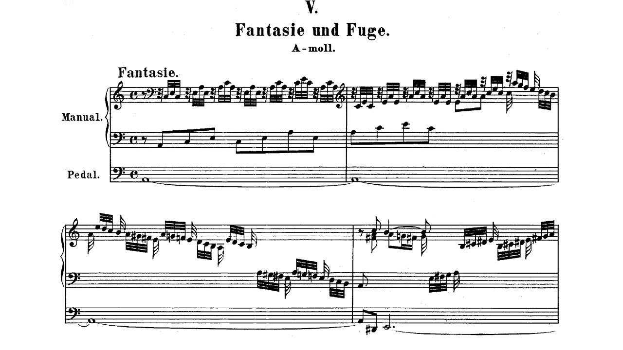 JS Bach: Fantasia and Fugue in A Minor BWV 561 - Marie-Claire Alain, 1961 - MHS 777 JS Bach: Fantasia and Fugue in A Minor BWV 561 - Marie-Claire Alain, 1961 - MHS 777