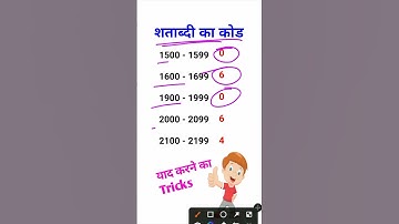 Century code | #Shorts | शताब्दी का कोड | #शॉर्ट वीडियो