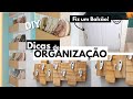 4 IDEIAS DE ORGANIZAÇÃO: Balcão, sapateira, guarda roupa e ganchos! (DIY)