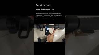 How to reset Xiaomi Electric Scooter 3 Lite screenshot 1