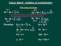 Introduction au calcul litteral 1 principes de base