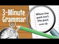 Understanding Past Tense and Verb Usage