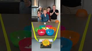 Who will make the Trickshot into the tiny bowl #partygames #familytime #fun