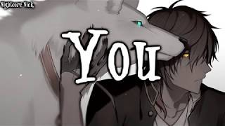 Video thumbnail of "Nightcore - Wolves (Male Version)"