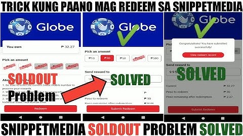 Trick Paano Mag Redeem Sa SnippetMedia
