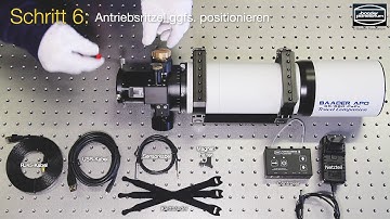 Baader Steeldrive II: Montageanleitung für Motoreinheit und Magnethalter