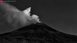 Apr 28, 2026: Popocatépetl Erupting With Lava Ejected out of Crater