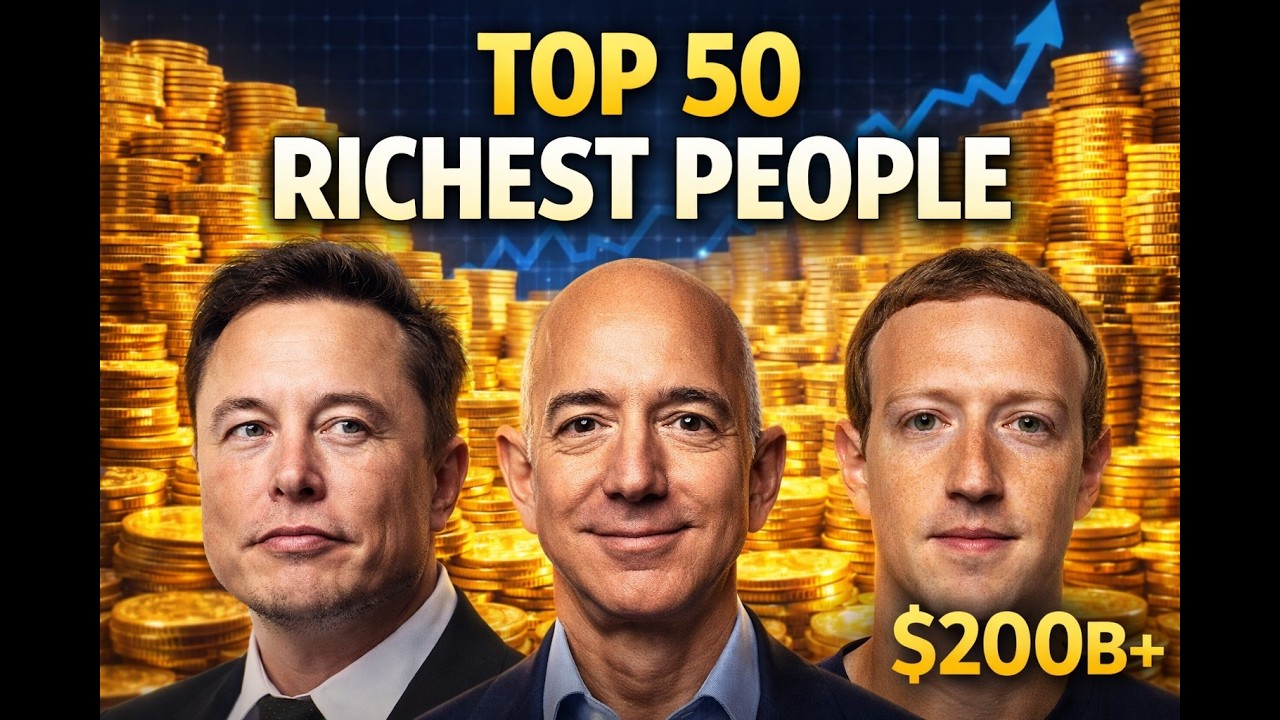 Top 50 Richest People in the World (2026) | Billionaires Ranking - YouTube