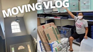 Moving Vlog #1: New House Final Walkthrough, Buying Moving Supplies, Pack + Clean with Me