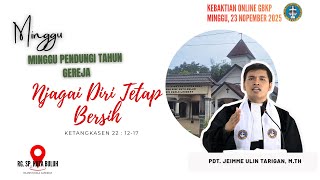 KEBAKTIAN MINGGU GBKP 23 NOPEMBER 2025, TUAN RUMAH GBKP  RUNGGUN SIMPANG KUTA BULUH