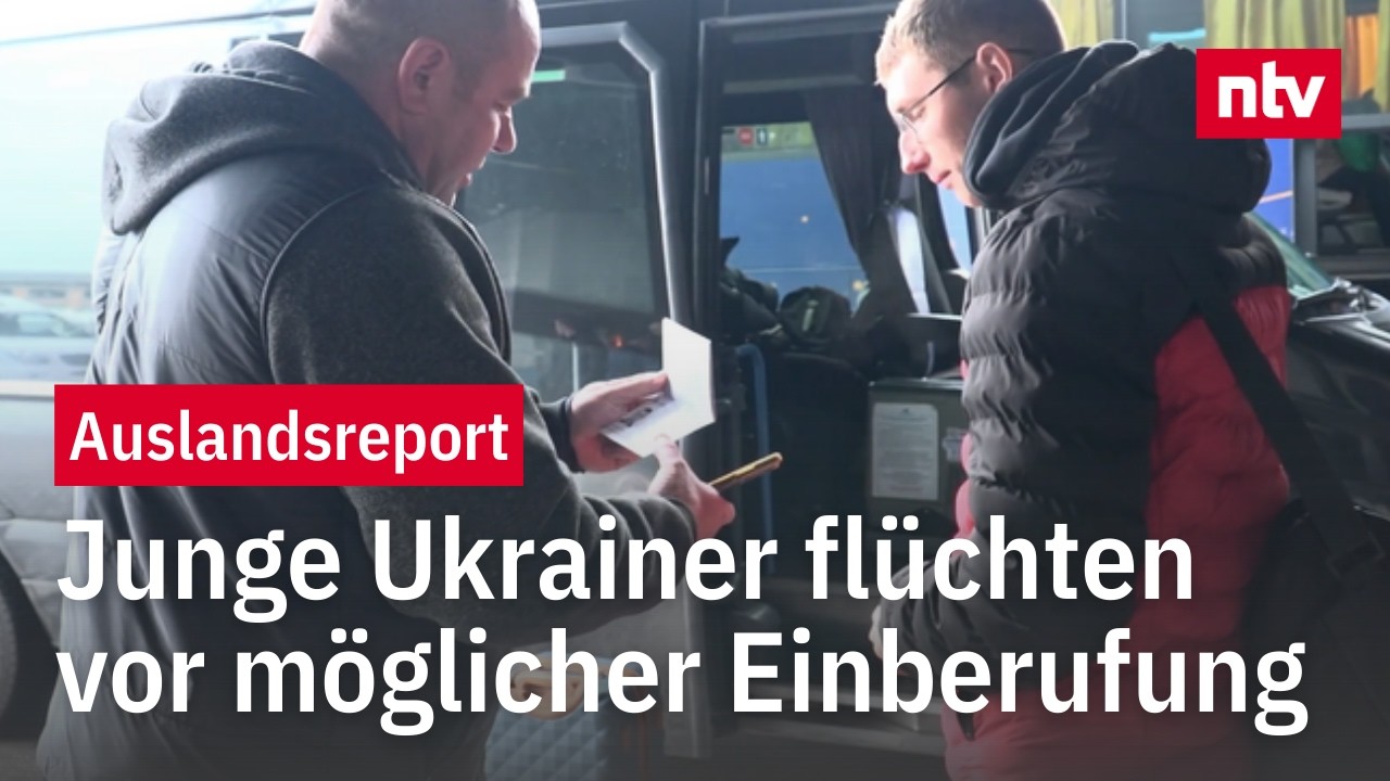 Junge Ukrainer flüchten vor möglicher Einberufung - Ausreiseverbot teilweise gekippt