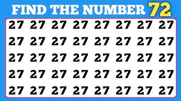 Find the Odd One Out | Numbers And Letters Edition | Oddity Spotting challenge