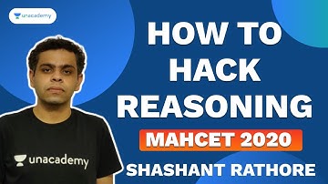 How to HACK Reasoning For MAHCET by Shashant Rathore