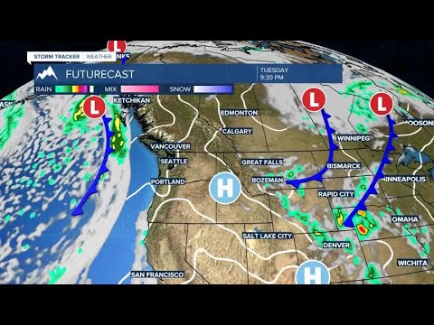 Dreary showers and cool for Tuesday - YouTube