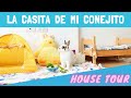 HOUSE TOUR ~ La casita de mi conejo 🏠🐰 Camitas, Juegos, Esquinero y más ~ Pistachio el conejito