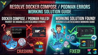 Docker Compose Podman Error on ParrotSecurity OS Kibana Elasticsearch Working Solution Guide