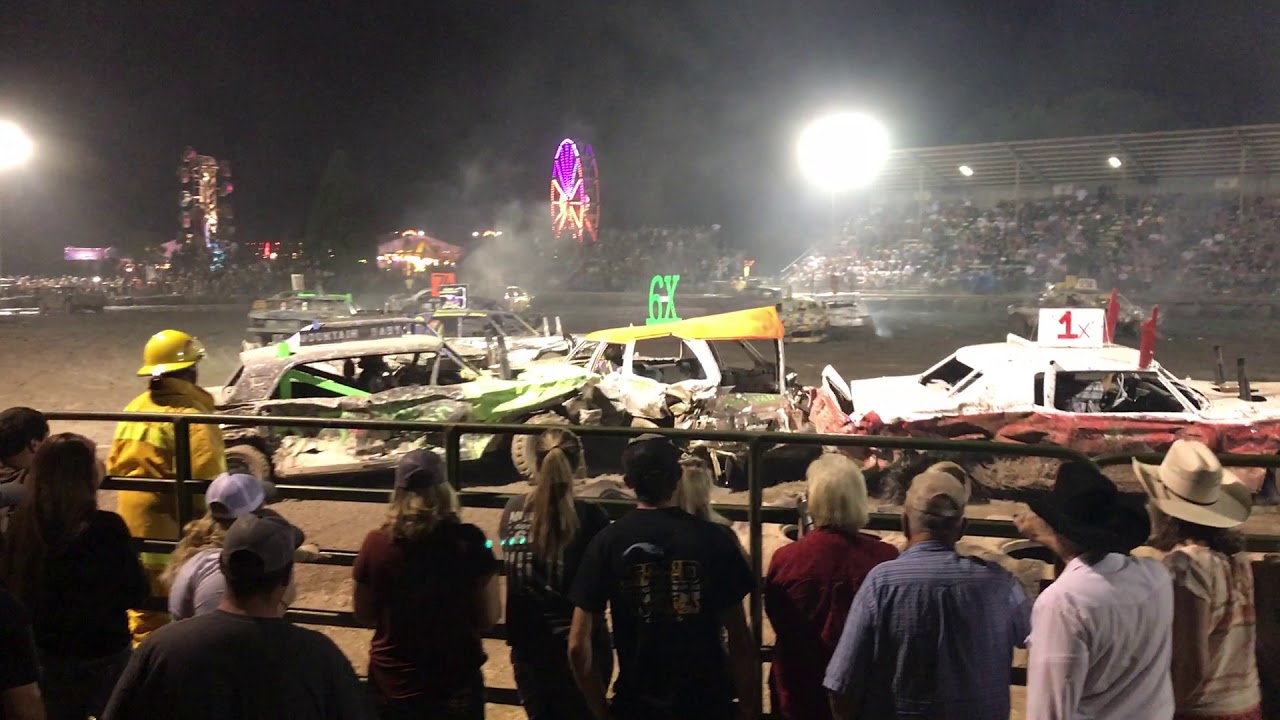 McArthur, CA., Demolition Derby, Main Event. YouTube