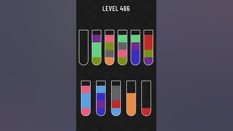 Water Sort Puzzle Level 466 Walkthrough Solution Android/iOS 💦