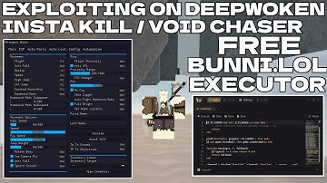 [Deepwoken] Exploiteren op Deepwoken met een GRATIS executor | Bunni.Lol | Project Rain | Insta kill