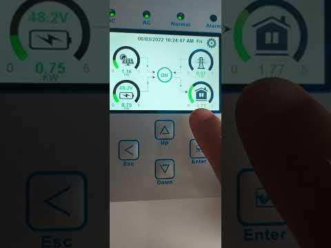 Video deye 5kw hybrid inverter load first setting - youtube