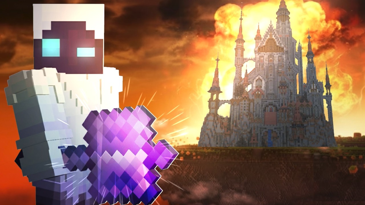 دمرت قصر اخطر منظمه في ماينكرافت هاردكور  !!