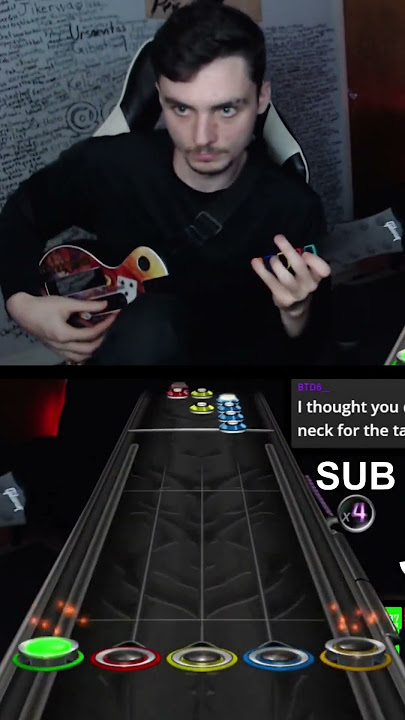 Too much Guitar Hero💀