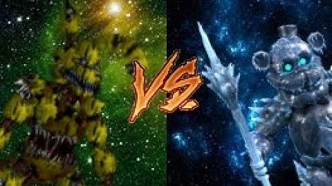 nightmare springtrap vs black ice freddy #fnaffight