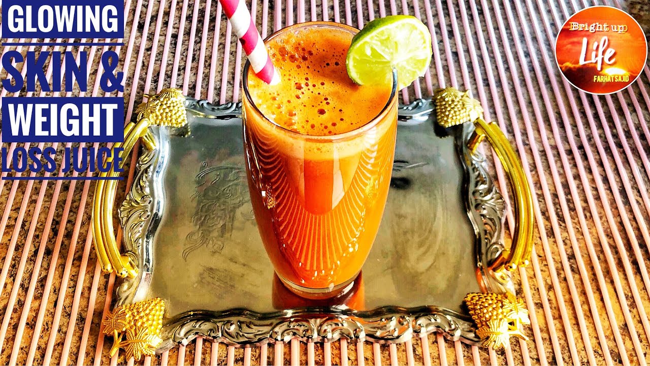 Apple Carrot & Ginger Juice | Drink for Brighter Skin +immune booster|How to make Homemade juice