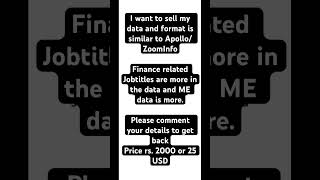 Apollo.io similar data #emailmarketing #sales #email #database #free