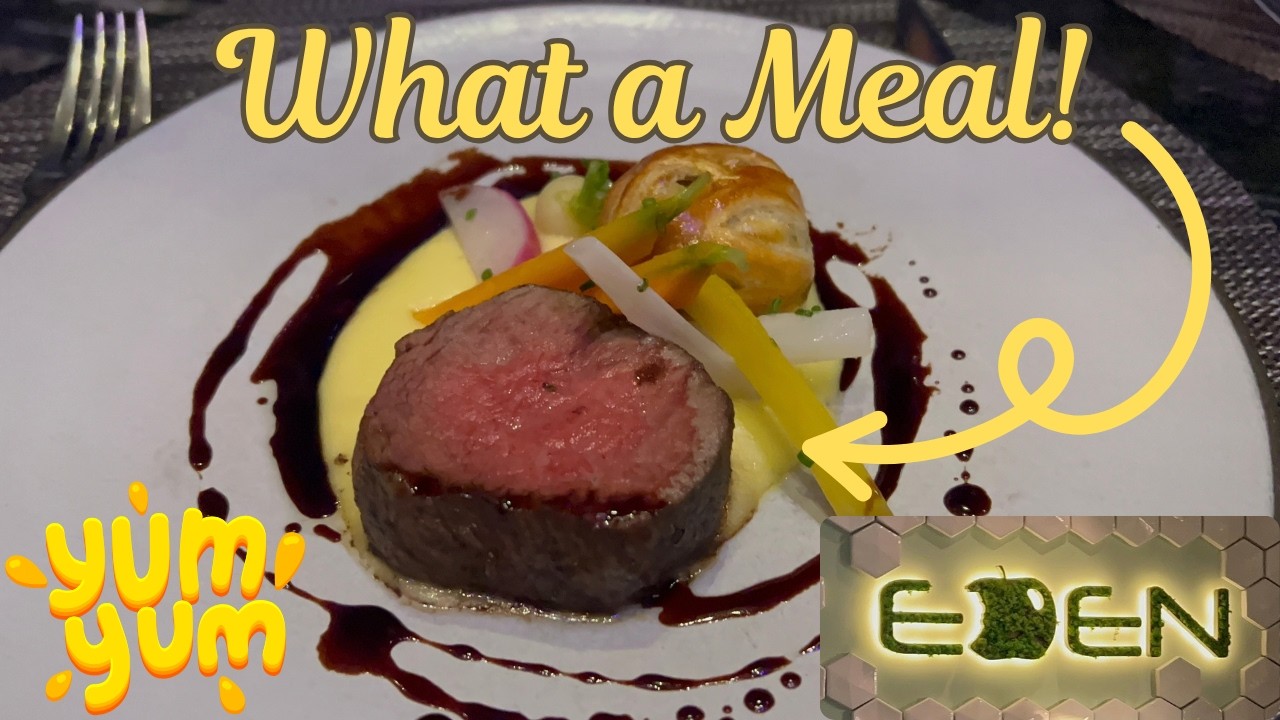 Good Eatin' at Eden Restaurant on Celebrity Beyond!