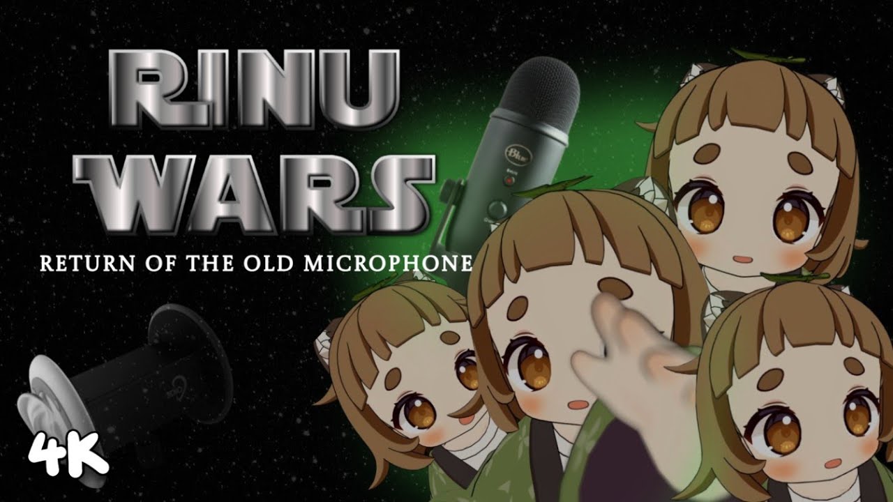 Rinu Wars: Return of the Old Microphone (Blue Yeti x 3DIO Collab) (Ear Touching, Tippity Tappity) 4K
