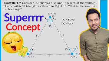 N.C.E.R.T EXAMPLE 1.7 SOLUTION | ELECTROSTATICS |  LEC 12 | JEE (M+A) & NEET |  12TH JABISH SIR