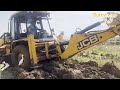 2 tractor mud area stuck (massy ferguson &amp; mahindra) recover 3dx jcb |ajax construction |dozing 3dx 