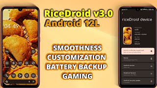 RiceDroid v3.0 For Redmi Note 7 Pro | Rice Droid 3.0 Pixel | Smooth UI with Customizations