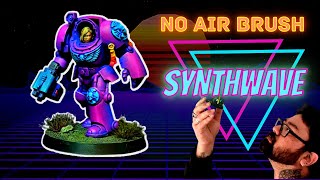 Synthwave Space Marine Terminator Painting Guide // Pink Armour // NO AIR BRUSH